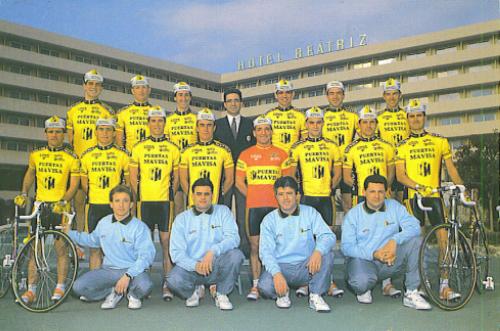 Equipo ciclista Puertas
          Mavisa en 1992